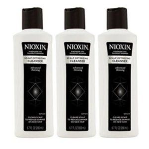 3 Nioxin Dandruff Shampoo Scalp Optimizing Cleanser Advanced Thinning Hair